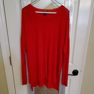 Red Light Sweater Tunic- Sz XS